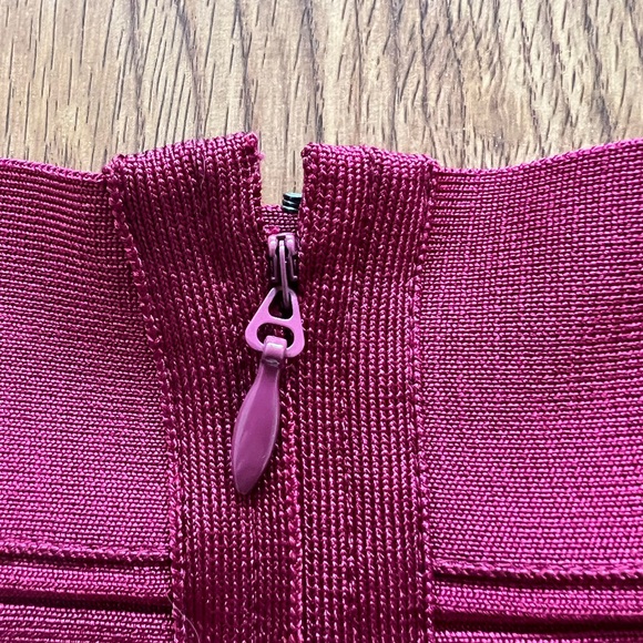 Herve Leger Pink Bandage Skirt Size XXS - Picture 4 of 5